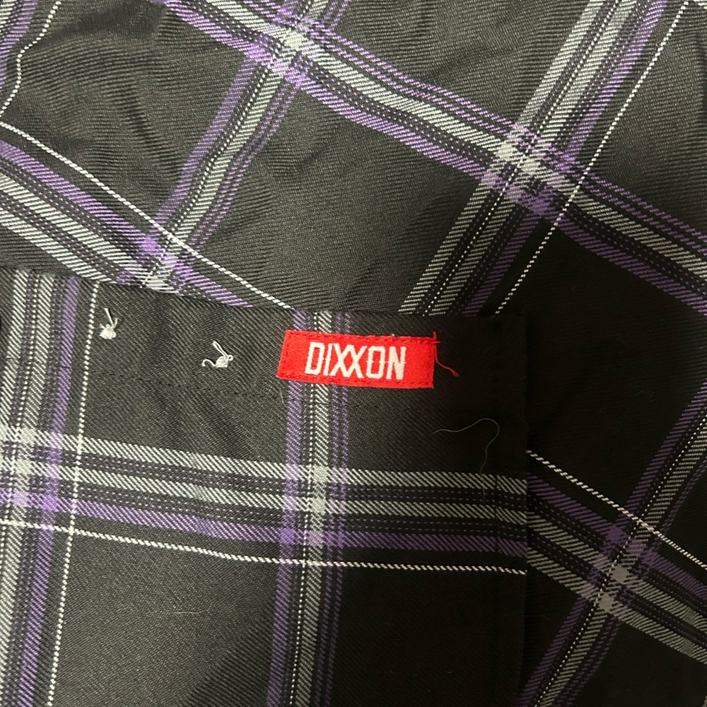 DIXXON Black and Purple Flannel Shirt - Picture 5 of 6